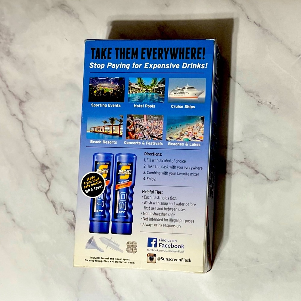 Sunscreen Flask - Picture 2 of 2